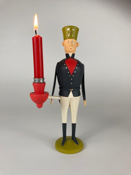 Bergmann mit Kerze, 20cm